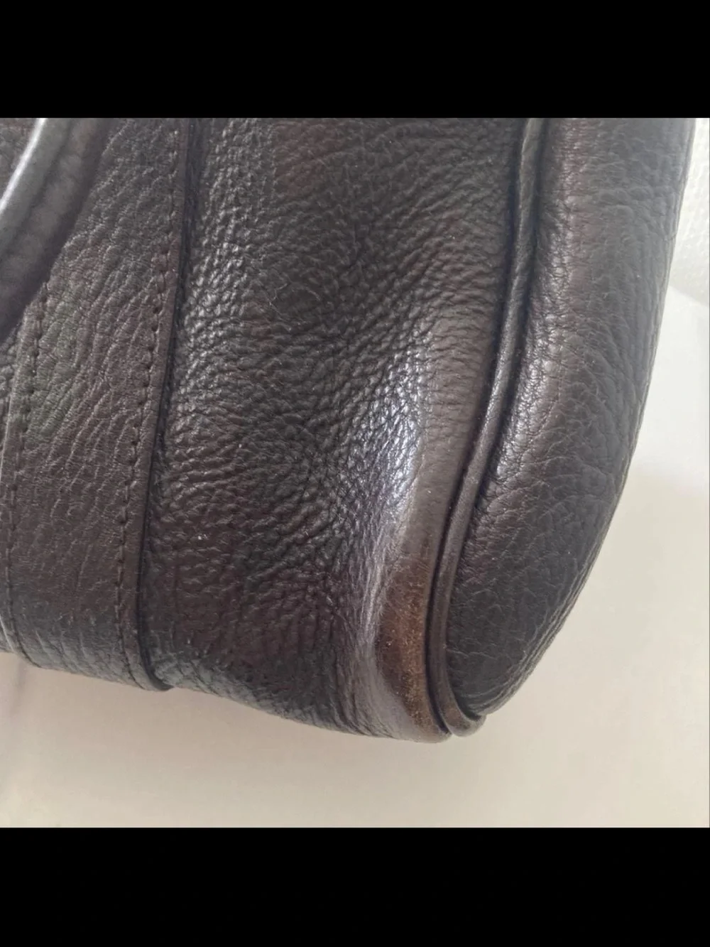 Mulberry structured leather
